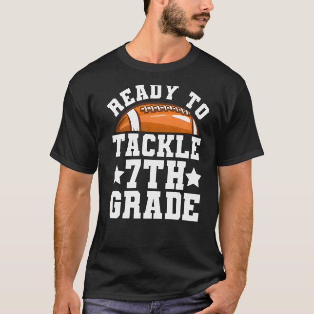 T-shirt 7e Grade Première Journée de l'école (Devant)