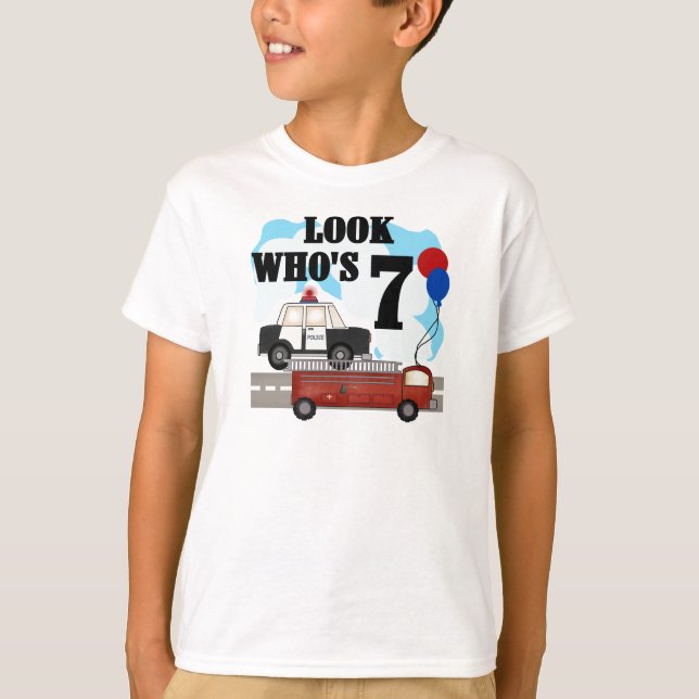 T-shirt 7ème anniversaire de héros quotidiens (Devant)