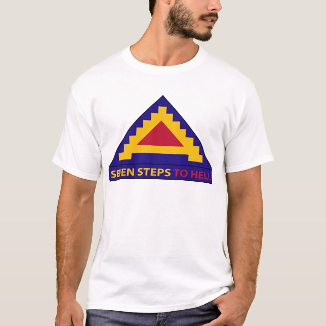 T-shirt 7ème armée - sept étapes à l'enfer (Devant)
