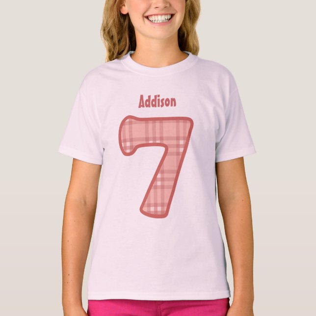 T-shirt 7ème Coutume de sept ans V05 de PLAID ROSE (Devant)