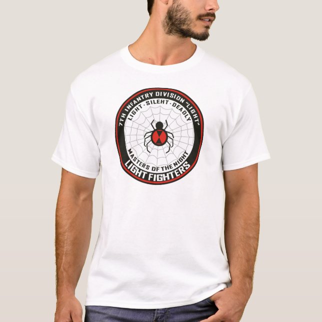 T-shirt 7ème Division d'infanterie (lumière) (Devant)