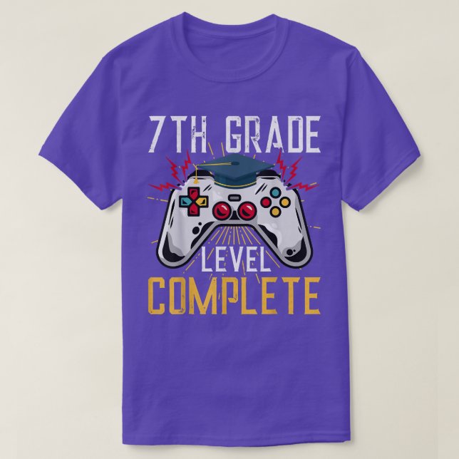 T-shirt 7th Grade Level Unlocked Back To School Seventh Gr (Design devant)