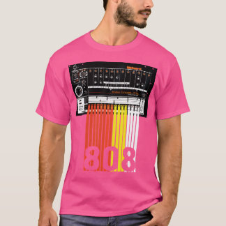 T-shirt 808 Drum Machine Chemise Musique Beats
