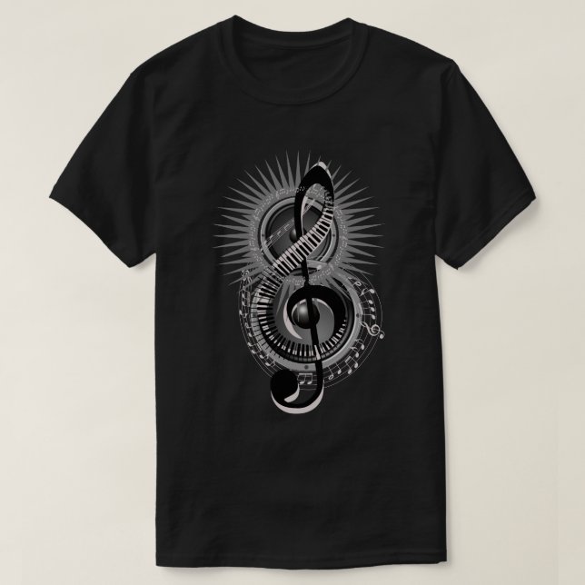 T-shirt 808 Haut-parleurs de musique (Design devant)