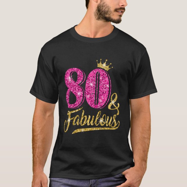 T-shirt 80 80 Fabuleux 80E K Crown (Devant)