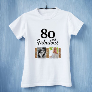 T-shirt 80 et Fabulous Gold Parties scintillant 2 Photo 80