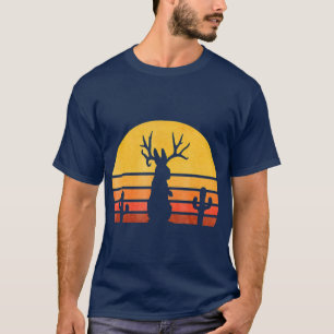 T-shirt 80 Retro Jackalope Vintage Cryptid Rabbit