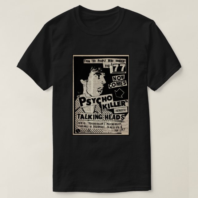 T-shirt 80 s Rock alternatif (Design devant)