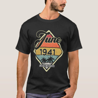 T-shirt 80 Vintage 80e Anniversaire Juin 1941 amis