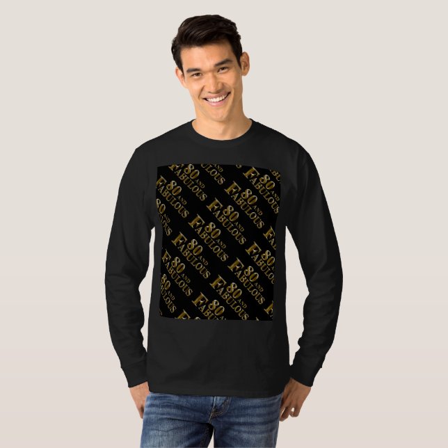 T-shirt 80e anniversaire  (Devant entier)
