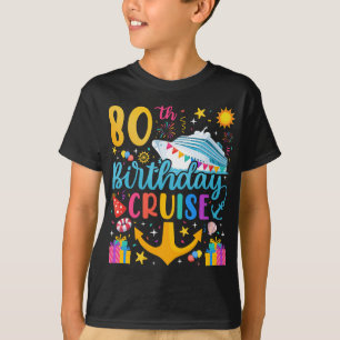 T-shirt 80e anniversaire Croisière B-Day Party Boy