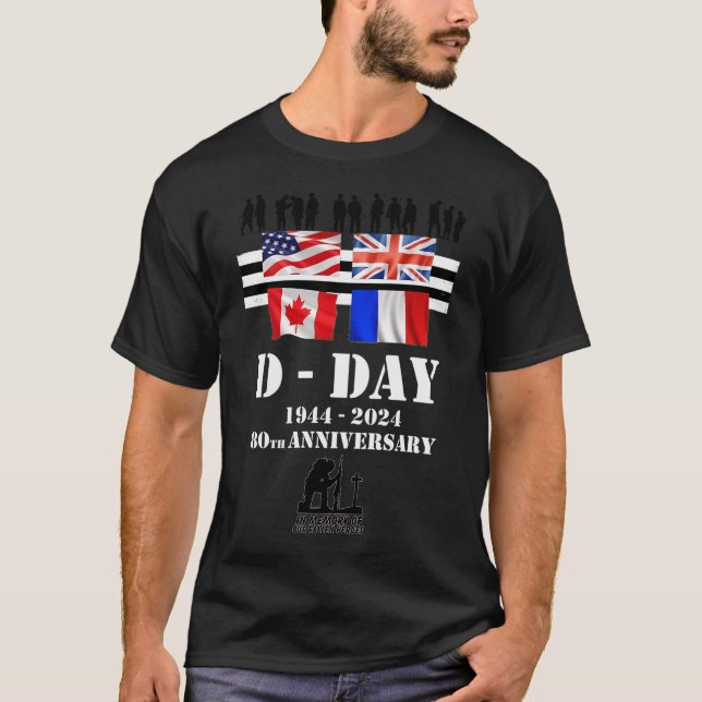 T-shirt 80e anniversaire de D-Day (Devant)