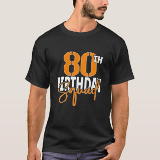 T-shirt 80E Anniversaire Groupe De Correspondance Familial