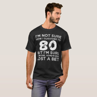 T-shirt 80e anniversaire Survie
