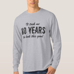 T-shirt 80e chemise d'anniversaire pour hommes   il m'a fa