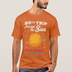 T-shirt 80ème tour autour du Soleil Célébration 80e annive