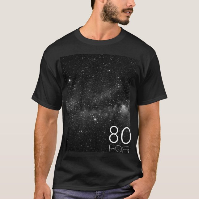 T-shirt 80FOR galactique (Devant)