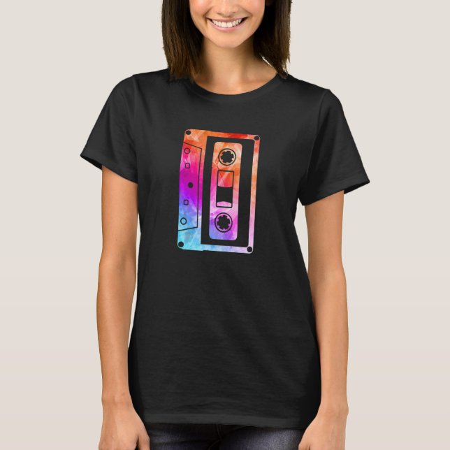 T-shirt 80s 90s Mixtape Cassette Tape Music Retro Party 1 (Devant)