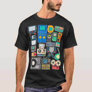 T-shirt 80s 90s Vidéo Jeu Retro Vintage Arcade