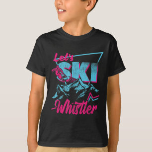 T-shirt 80s 90s vintages Vêtements de ski - Retro Whistler