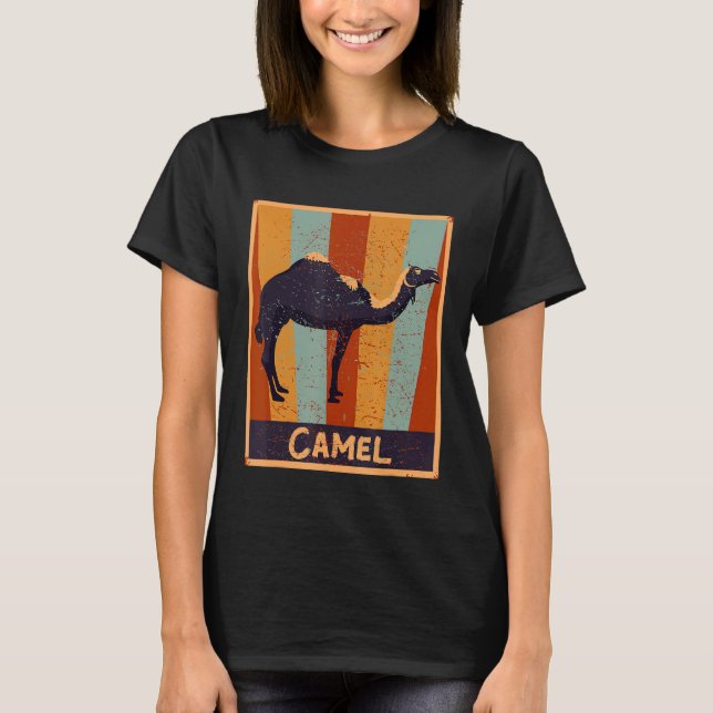T-shirt 80s Camels Vintages Dromedary Retrocamel (Devant)