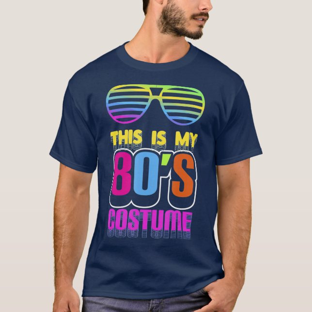 T-shirt 80s C'est ma fête des 80s Costume 80s (Devant)