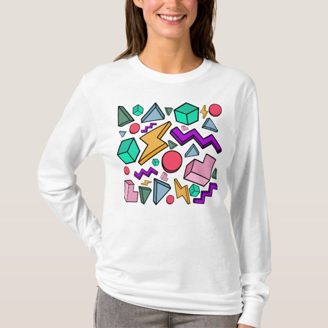 T-shirt 80s esthétique Vintage rétro (Devant)