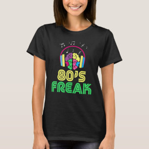 T-shirt 80s Freak Retro Vintage Retro Disco à thème