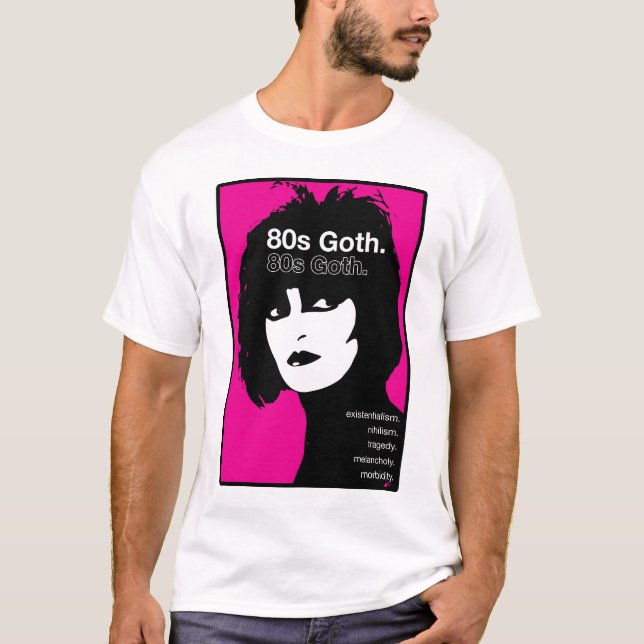 T-SHIRT 80S GOTH (Devant)