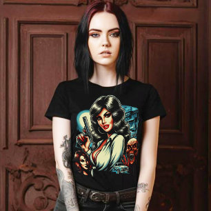 T-shirt 80s Horror Girl