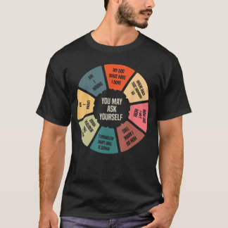 T-shirt 80s Music Retro Lyrics Pie Chart You May Ask Yours