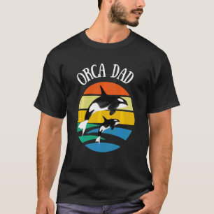 T-shirt 80s Orca Papa Retro Vintage Sunset Swea
