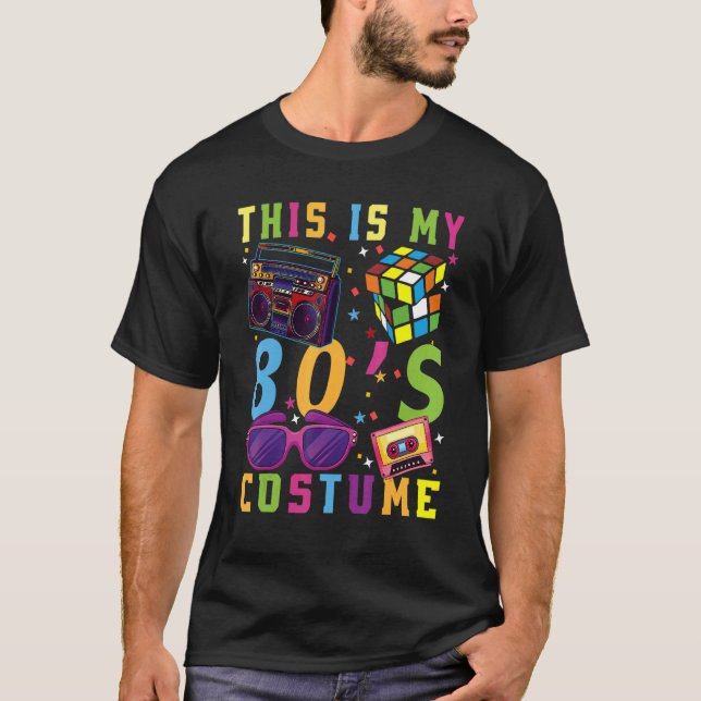 T-shirt 80's Retro Fashion Throwback Culture 1980 Disco Mu (Devant)