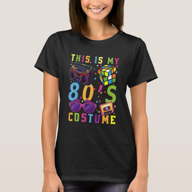 T-shirt 80's Retro Fashion Throwback Culture 1980 Disco Mu (Devant)