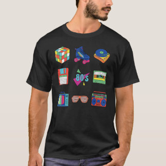T-shirt 80's Retro Fashion Throwback Culture Disco Music P