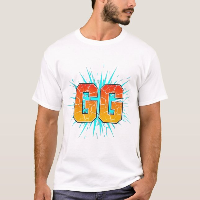 T-shirt 80s Rétro "GG" Tee! (Devant)
