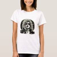 80s Rocker chick chick chanteuse encre