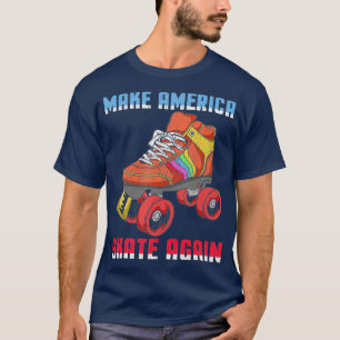 T-shirt 80s Rollerskates T Chemise Roller Vintage Patinage