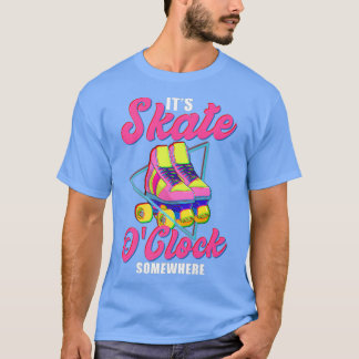 T-shirt 80s Rollerskates T Chemise Roller Vintage Patinage