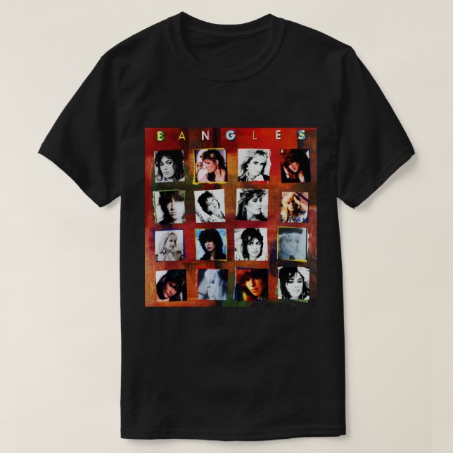 T-shirt 80s The Singer Pop Music Band Art Manic Rock  (Design devant)