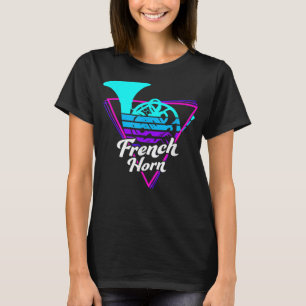 T-shirt 80s Vague rétro Corne française 3