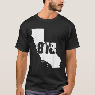 T-shirt 818 Strong Los Angeles California Area Code Numéro