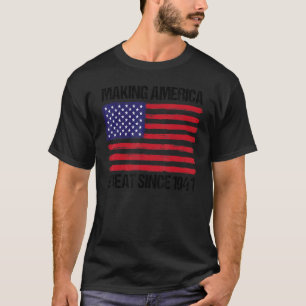 T-shirt 81e anniversaire de la grandeur de l'Amérique depu