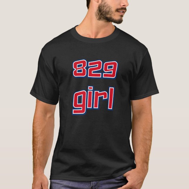 T-shirt 829 Girl Dominican Republic (Devant)