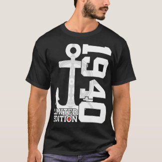 T-shirt 82 ans Capitaine 1940 marin 82e anniversaire