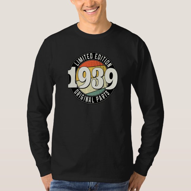 T-shirt 82e anniversaire 1939 Edition Pièces originales Vi (Devant)