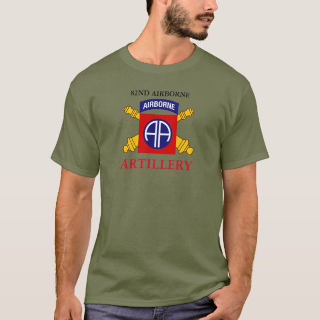 T-SHIRT 82E ARTILLERIE D'AIRBORNE (Devant)