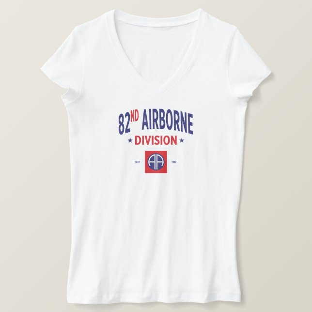 T-shirt 82e division aéroportée - All American Women (Design devant)