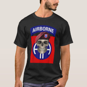 T-shirt 82e Ft Bragg NC Skull design T Shirt
