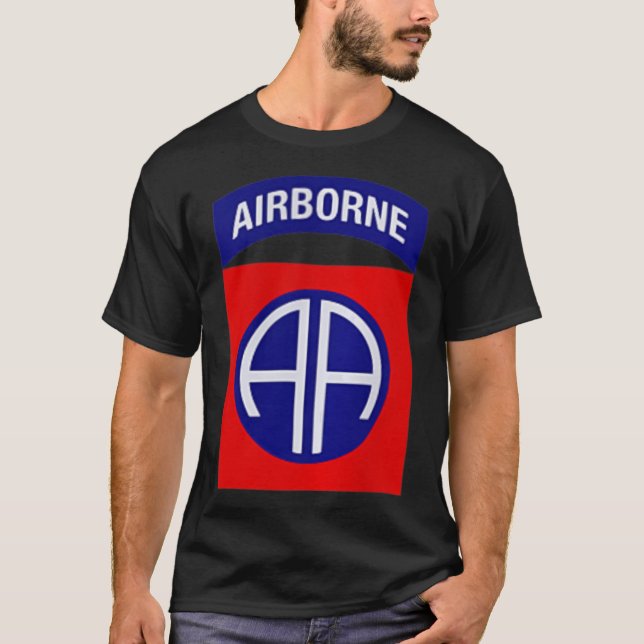 T-shirt 82e graphique aéroporté - 82e division aéroportée  (Devant)